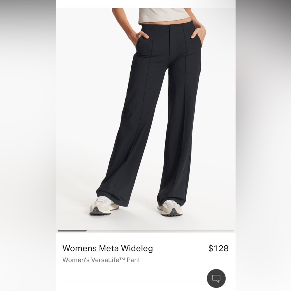 NWT Vuori Wideleg Meta Pant